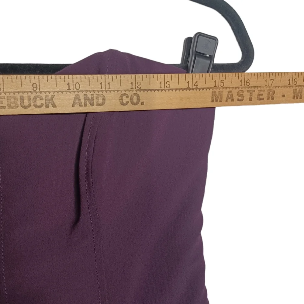 RACHEL RACHEL ROY Purple Strapless Sweetheart Neckline Jumpsuit 6 (Small) - Picture 6 of 10